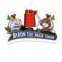 Baron The Brick Tower - Acrylic Key Chain - Key Chain - VTuber Size-50 x 50 (mm)
