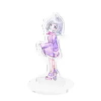 Mutou Shio & えみまゆあ - Acrylic stand - VTuber Size-70x70mm