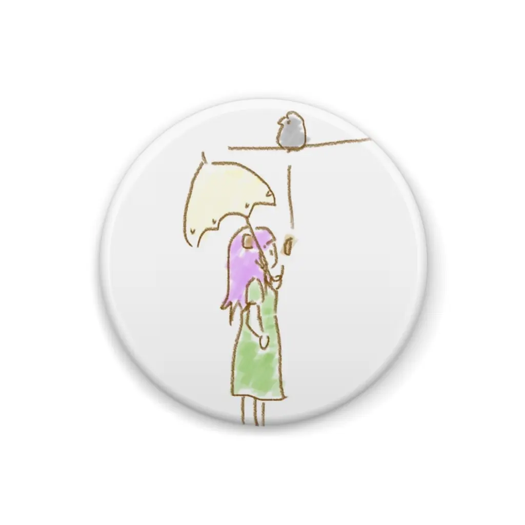 Manmaru Kumako - Badge - VTuber