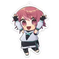 八夜水 - Acrylic Key Chain - Key Chain - VTuber Size-70 x 70 (mm)