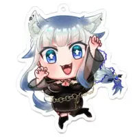 Kuradoku Van - Acrylic Key Chain - Key Chain - VTuber Size-70mm