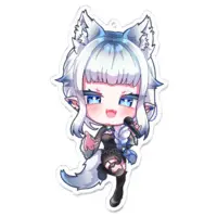 Kuradoku Van - Acrylic Key Chain - Key Chain - VTuber Size-100mm