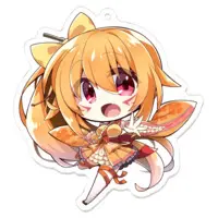 Lenas Sukeimu - Acrylic Key Chain - Key Chain - VTuber Size-70 x 70 (mm)