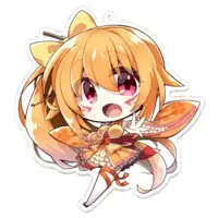 Lenas Sukeimu - Acrylic Key Chain - Key Chain - VTuber Size-100 x 100 (mm)