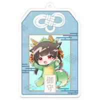 Otomeno Roman - Acrylic Key Chain - Key Chain - VTuber Size-70 x 70 (mm)