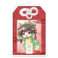 Otomeno Roman - Acrylic Key Chain - Key Chain - VTuber Size-70 x 70 (mm)