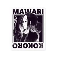 Mawari Kokoro - Stickers - VTuber Size-100 x 100 (mm)