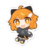 Shikyo Rigumo - Acrylic Key Chain - Key Chain - VTuber Size-50 x 50 (mm)