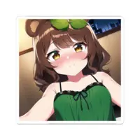 Honda Poko - Badge - VTuber Size-70 x 70 (mm)