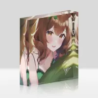 Honda Poko - Acrylic Block - VTuber Size-100x100mm
