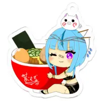 Sano Komugi - Acrylic Key Chain - Key Chain - VTuber Size-50 x 50 (mm)