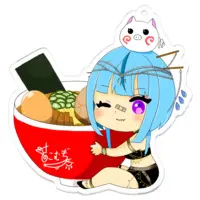 Sano Komugi - Acrylic Key Chain - Key Chain - VTuber Size-70 x 70 (mm)