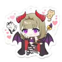 Eruna - Acrylic Key Chain - Key Chain - VTuber Size-50 x 50 (mm)