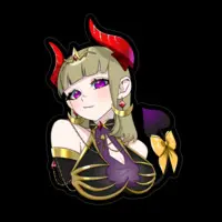 Eruna - Stickers - VTuber Size-100 x 100 (mm)