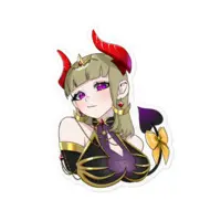 Eruna - Stickers - VTuber Size-100 x 100 (mm)