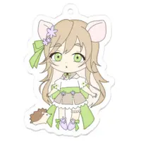 Harimori Hana - Acrylic Key Chain - Key Chain - VTuber Size-50 x 50 (mm)