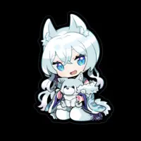 Hyoroki Niki - Stickers - VTuber Size-100 x 100 (mm)