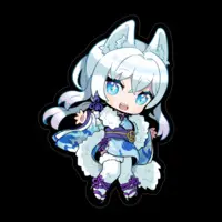 Hyoroki Niki - Stickers - VTuber Size-100 x 100 (mm)