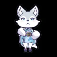 Hyoroki Niki - Stickers - VTuber Size-100 x 100 (mm)