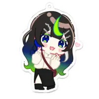 88.nia - Acrylic Key Chain - Key Chain - VTuber Size-70 x 70 (mm)