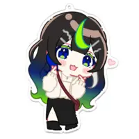 88.nia - Acrylic Key Chain - Key Chain - VTuber Size-100 x 100 (mm)