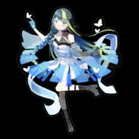 88.nia - Stickers - VTuber Size-160 x 160 (mm)