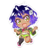 Sago Susumu - Acrylic Key Chain - Key Chain - VTuber Size-70 x 70 mm)