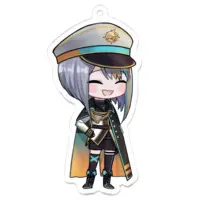 Ratio Yuires - Acrylic Key Chain - Key Chain - VTuber Size-70 x 70 (mm)