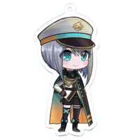 Ratio Yuires - Acrylic Key Chain - Key Chain - VTuber Size-70 x 70 (mm)