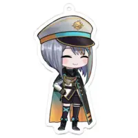 Ratio Yuires - Acrylic Key Chain - Key Chain - VTuber Size-70 x 70 (mm)