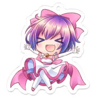 魔法少女シュネー - Acrylic Key Chain - Key Chain - VTuber Size-50 x 50 (mm)