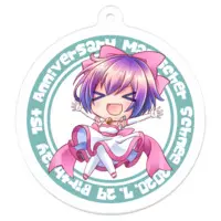 魔法少女シュネー - Acrylic Key Chain - Key Chain - VTuber Size-50 x 50 (mm)