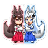 狐咲月音・月海 - Acrylic Key Chain - Key Chain - VTuber