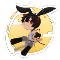 Amato Utata - Acrylic Key Chain - Key Chain - VTuber Size-70 x 70 (mm)