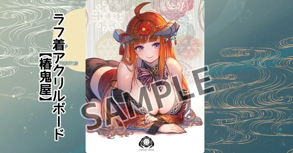 Tsubaki Iroha - Acrylic Block - Acrylic Art Plate - VTuber