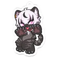 Kuroko Aki - Acrylic Key Chain - Key Chain - VTuber Size-50 x 50 (mm)