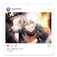 Nagame Resina - Acrylic Key Chain - Key Chain - VTuber Size-100 x 100 (mm)