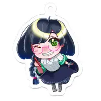 Kaminohara Ink - Acrylic Key Chain - Key Chain - VTuber Size-50 x 50 (mm)