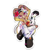 Ugicyami - Acrylic Key Chain - Key Chain - VTuber Size-70 x 70 (mm)