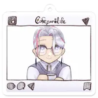 Kuroi Yuri - Acrylic Key Chain - Key Chain - VTuber Size-50 x 50 (mm)