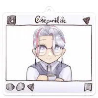 Kuroi Yuri - Acrylic Key Chain - Key Chain - VTuber Size-70 x 70 (mm)