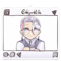 Kuroi Yuri - Acrylic Key Chain - Key Chain - VTuber Size-100 x 100 (mm)