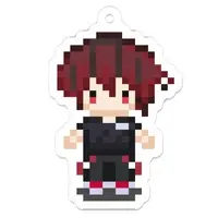 夜呑 真緋(よるの あけ) - Acrylic Key Chain - Key Chain - VTuber