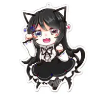 心音このん - Acrylic Key Chain - Key Chain - VTuber Size-100 x 100 (mm)
