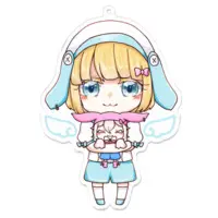 心音このん - Acrylic Key Chain - Key Chain - VTuber Size-100 x 100 (mm)