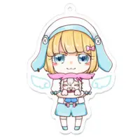 心音このん - Acrylic Key Chain - Key Chain - VTuber Size-70 x 70 (mm)