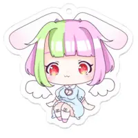 華江兎苺 - Acrylic Key Chain - Key Chain - VTuber Size-50 x 50 (mm)