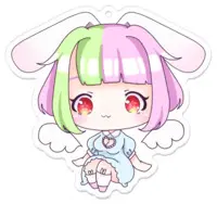 華江兎苺 - Acrylic Key Chain - Key Chain - VTuber Size-70 x 70 (mm)