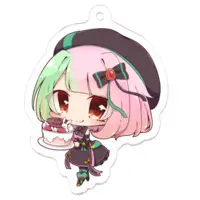 華江兎苺 - Acrylic Key Chain - Key Chain - VTuber Size-50 x 50 (mm)