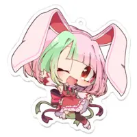 華江兎苺 - Acrylic Key Chain - Key Chain - VTuber Size-70 x 70 (mm)